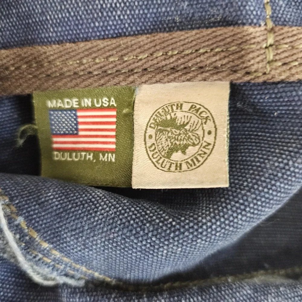 Duluth Pack Messenger Crossbody Laptop Book Bag Made In USA Handcrafted By Patti
